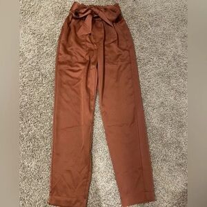 Abercrombie & Fitch Rust Brown Women's Trousers